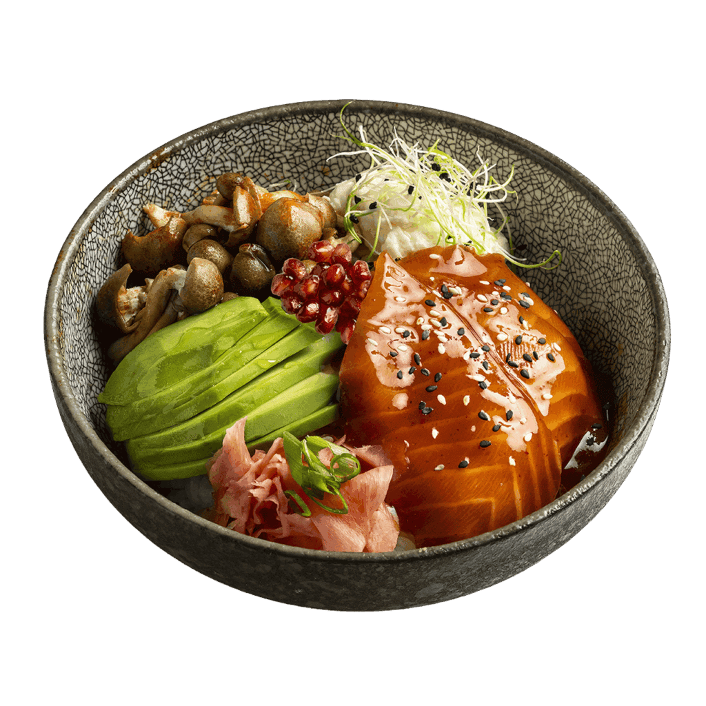 320 px - Spicy teriyaki salmon poké 1
