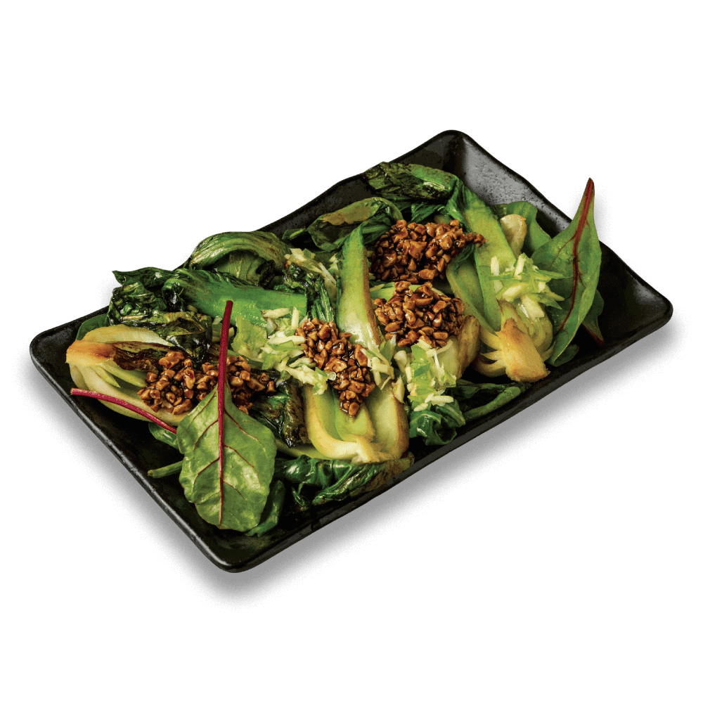 Grillezett pak choi saláta